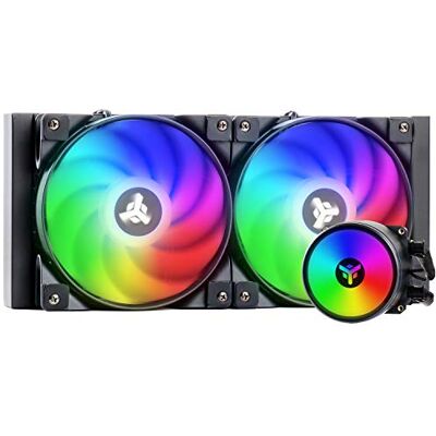 Itek EVOLIQ 240 ARGB Dissipatore a liquido per CPU da 240mm all in one (AIO), compatibilità universale, PWM e ARGB gestibile sia con controller che software della scheda madre Itek EVOLIQ 240 ARGB Dissipatore a liquido per CPU da 240mm all in one (AIO), compatibilità universale, PWM e ARGB gestibile sia con controller che software della scheda madre