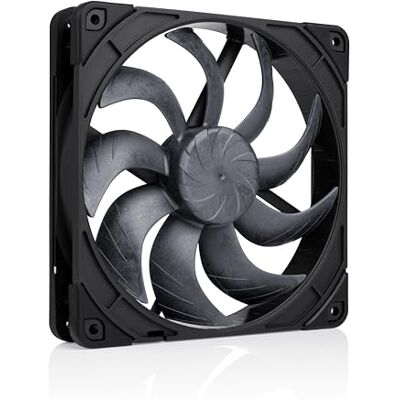 Noctua NF-A14x25 G2 PWM chromax.black, Ventola Silenziosa Premium da 140mm Ventola 25mm Alto Flusso Aria e Pressione Statica Basso Rumore per Dissipatori/Radiatori/Case Kit Accessori 1500rpm 4 Pin PWM Noctua NF-A14x25 G2 PWM chromax.black, Ventola Silenziosa Premium da 140mm Ventola 25mm Alto Flusso Aria e Pressione Statica Basso Rumore per Dissipatori/Radiatori/Case Kit Accessori 1500rpm 4 Pin PWM
