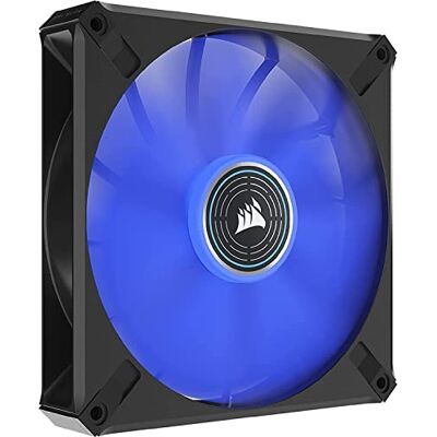 Corsair ML ELITE Series, ML140 LED ELITE, 140mm Magnetic Levitation Blue LED Fan with AirGuide, Single Pack Corsair ML ELITE Series, ML140 LED ELITE, 140mm Magnetic Levitation Blue LED Fan with AirGuide, Single Pack