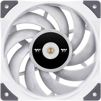Thermaltake TOUGHFAN 12 White High Static Pressure Radiator Fan (Single Fan Pack) low noise PC Fan Case Fan white Thermaltake TOUGHFAN 12 White High Static Pressure Radiator Fan (Single Fan Pack) low noise PC Fan Case Fan white