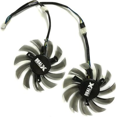 FDMOZRE 2 Pezzi/Set FD7010H12S 4 Pin 75 mm GPU Cooler Ventola per Scheda Video Grafica per ASUS GTX 750 650 Ti 660 670 per MSI R6790 Twin Frozr II FDMOZRE 2 Pezzi/Set FD7010H12S 4 Pin 75 mm GPU Cooler Ventola per Scheda Video Grafica per ASUS GTX 750 650 Ti 660 670 per MSI R6790 Twin Frozr II