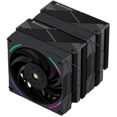 Thermalright Phantom Spirit 120 EVO Raffreddatore d'aria per CPU, 7 × 6 mm Heatpipe, due ventole PWM da 2150 giri/min, per AMD AM4 AM5/Intel 1700/1150/1151/1200/17XX/2011 Thermalright Phantom Spirit 120 EVO Raffreddatore d'aria per CPU, 7 × 6 mm Heatpipe, due ventole PWM da 2150 giri/min, per AMD AM4 AM5/Intel 1700/1150/1151/1200/17XX/2011