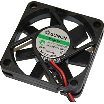 SUNON Ventilatore 12V DC 1,26W 45x45x10mm 15,6m³/h 5000U/Min 15,6m³/h MB45101V2-A99 SUNON Ventilatore 12V DC 1,26W 45x45x10mm 15,6m³/h 5000U/Min 15,6m³/h MB45101V2-A99