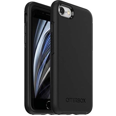 OtterBox Cover per iPhone 7/8/SE 2.ª gen/SE 3.ª gen Symmetry, resistente a shock e cadute fino a 2 metri, cover sottile, testata 3x vs le norme anti caduta MIL-STD 810G, Nero OtterBox Cover per iPhone 7/8/SE 2.ª gen/SE 3.ª gen Symmetry, resistente a shock e cadute fino a 2 metri, cover sottile, testata 3x vs le norme anti caduta MIL-STD 810G, Nero