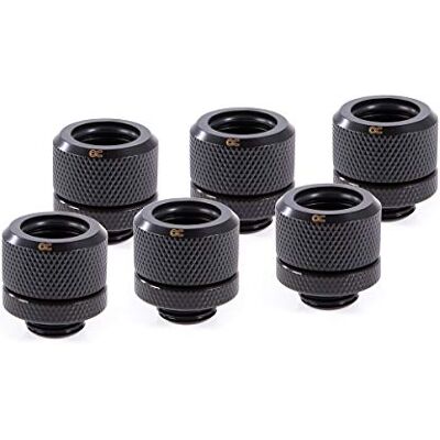 Alphacool Ghiaccio 14 mm HardTube Bocchetta a vite G1/4 – Deep Black Sixpack connettore raffreddamento ad acqua – 22,2 mm connettore di raffreddamento ad acqua – Compatibile con desktop e server Alphacool Ghiaccio 14 mm HardTube Bocchetta a vite G1/4 – Deep Black Sixpack connettore raffreddamento ad acqua – 22,2 mm connettore di raffreddamento ad acqua – Compatibile con desktop e server