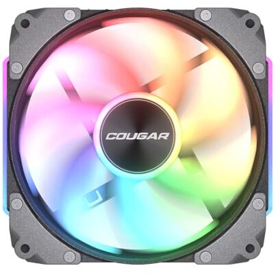 COUGAR APOLAR 120 ARGB Fan Daisy Chain Design con connettività senza attrezzi, cuscinetti idrodinamici HDB, controllo PWM, Q-Stop, sistema di smorzamento silenzioso e flusso silenzioso COUGAR APOLAR 120 ARGB Fan Daisy Chain Design con connettività senza attrezzi, cuscinetti idrodinamici HDB, controllo PWM, Q-Stop, sistema di smorzamento silenzioso e flusso silenzioso