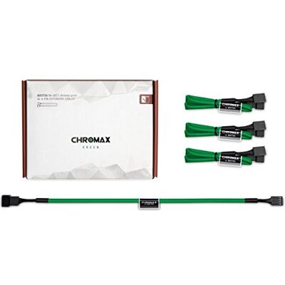 Noctua NA-SEC1 chromax.green, Set Cavi Prolunga 30cm per Ventole Conf da 4 Noctua NA-SEC1 chromax.green, Set Cavi Prolunga 30cm per Ventole Conf da 4