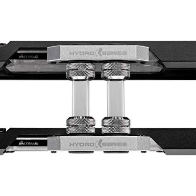 Corsair Hydro X Serie, XT Hardline 12 mm Kit Multischeda, Progettato per i Sistemi SLI e CrossFire X, Tubi Smussati, Struttura in PMMA Resiliente, Nero Corsair Hydro X Serie, XT Hardline 12 mm Kit Multischeda, Progettato per i Sistemi SLI e CrossFire X, Tubi Smussati, Struttura in PMMA Resiliente, Nero