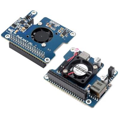 Waveshare POE Power Over Ethernet HAT per Raspberry Pi 5, IEEE 802.3af/at PoE Standard di Rete, Integrate 5V e 12V Uscite per Testata, con Ventola di Raffreddamento e Dissipatore in Metallo Waveshare POE Power Over Ethernet HAT per Raspberry Pi 5, IEEE 802.3af/at PoE Standard di Rete, Integrate 5V e 12V Uscite per Testata, con Ventola di Raffreddamento e Dissipatore in Metallo