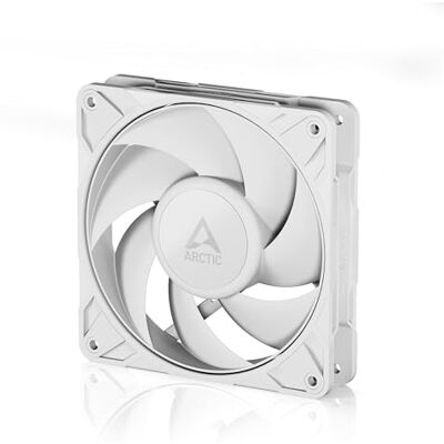 Arctic P12 Pro PST (White) Ventola Potente Premium, Ventola PWM da 120 mm con Sdoppiatore per Cavi a Y, 600-3000 rpm, 0 rpm <5% PWM, Cuscinetto Idrodinamico, a 4 Pin Bianco Arctic P12 Pro PST (White) Ventola Potente Premium, Ventola PWM da 120 mm con Sdoppiatore per Cavi a Y, 600-3000 rpm, 0 rpm <5% PWM, Cuscinetto Idrodinamico, a 4 Pin Bianco