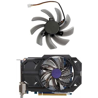 HFFOZMD Ventola di Raffreddamento T129215SM da 95 mm, Utilizzare per Gigabyte HD 7770, per schede Radon GT 640, GTX 550, 650, 660, 650Ti, 750, ATI, per Radeon R9 200 HFFOZMD Ventola di Raffreddamento T129215SM da 95 mm, Utilizzare per Gigabyte HD 7770, per schede Radon GT 640, GTX 550, 650, 660, 650Ti, 750, ATI, per Radeon R9 200
