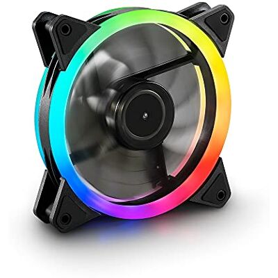 Sharkoon Shark Blades RGB, ventola da 120 mm, silenziosa ed RGB addressable Sharkoon Shark Blades RGB, ventola da 120 mm, silenziosa ed RGB addressable