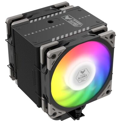 SCYTHE Mugen 6 CPU Air Cooler, 120mm Single Tower, TUF Black Notevole modello co-brand con ASUS TUF gaming SCYTHE Mugen 6 CPU Air Cooler, 120mm Single Tower, TUF Black Notevole modello co-brand con ASUS TUF gaming