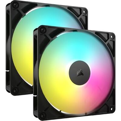 Corsair Rs140 Argb Geh?usel?fter 140 Mm Schwarz (packung Mit 2) Corsair Rs140 Argb Geh?usel?fter 140 Mm Schwarz (packung Mit 2)
