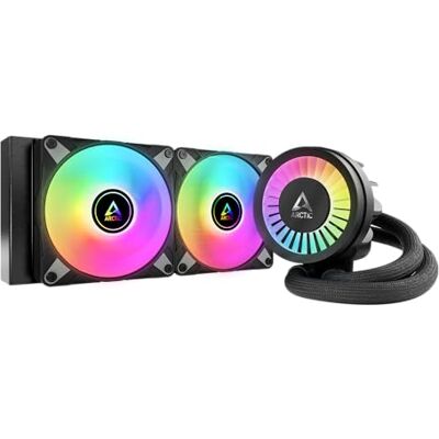 Arctic Liquid Freezer III 240 A-RGB (nero)- Sistema di raffreddamento ad acqua per PC, dissipatore a liquido All-in-One per CPU AIO, compatibile con Intel e AMD, pompa efficiente controllata da Arctic Liquid Freezer III 240 A-RGB (nero)- Sistema di raffreddamento ad acqua per PC, dissipatore a liquido All-in-One per CPU AIO, compatibile con Intel e AMD, pompa efficiente controllata da