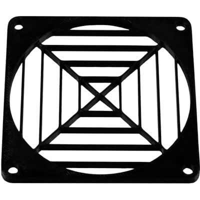 Aerzetix Set di 4 Griglie per Ventola 70x70 mm in plastica Colore Nero Aerzetix Set di 4 Griglie per Ventola 70x70 mm in plastica Colore Nero