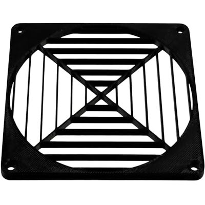 Aerzetix Set di 4 Griglie per Ventola 92x92 mm in plastica Colore Nero Aerzetix Set di 4 Griglie per Ventola 92x92 mm in plastica Colore Nero