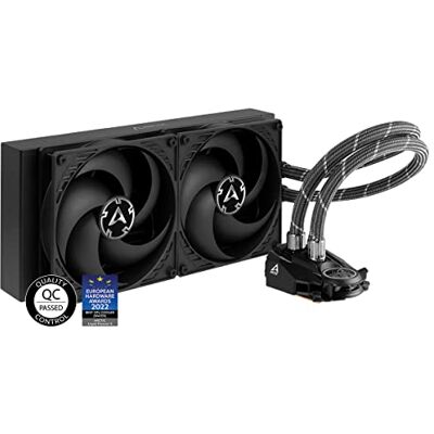 Arctic Liquid Freezer II 280 Sistema di Raffreddamento Dissipatore Liquido ad Acqua per CPU All-in-One (AIO) Multi-Compatibile, Pompa Controllata tramite PWM, 200-1700 RPM, LGA1700 Nero Arctic Liquid Freezer II 280 Sistema di Raffreddamento Dissipatore Liquido ad Acqua per CPU All-in-One (AIO) Multi-Compatibile, Pompa Controllata tramite PWM, 200-1700 RPM, LGA1700 Nero