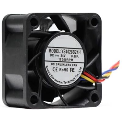 Generico Ventola Di Raffreddamento For Server 40x40x28 Mm 12/24 V Generico Ventola Di Raffreddamento For Server 40x40x28 Mm 12/24 V