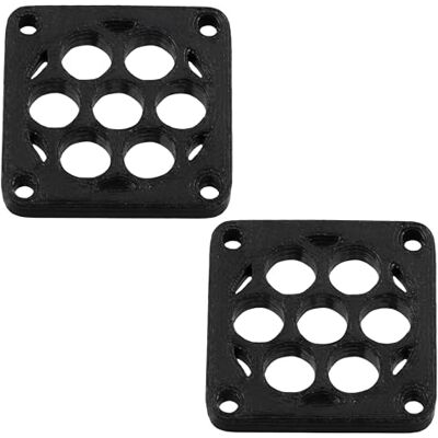 Aerzetix Set di 4 Griglie per Ventola 25x25 mm in plastica per Computer PC stampanti dispositivi audiovisivi proiettori multimediali/Colore Nero Aerzetix Set di 4 Griglie per Ventola 25x25 mm in plastica per Computer PC stampanti dispositivi audiovisivi proiettori multimediali/Colore Nero