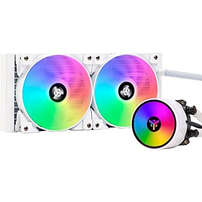 Itek EVOLIQ 240 ARGB (White Ver.) Dissipatore a liquido per CPU da 240mm all in one (AIO), compatibilità universale, PWM e ARGB gestibile sia con controller che software della scheda madre Itek EVOLIQ 240 ARGB (White Ver.) Dissipatore a liquido per CPU da 240mm all in one (AIO), compatibilità universale, PWM e ARGB gestibile sia con controller che software della scheda madre