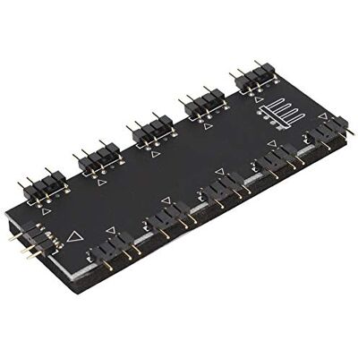 Bewinner Hub RGB per computer a 10 canali, per scheda madre per PC desktop con prolunga Scheda madre RGB Accessori per computer(5V 3Pin) Bewinner Hub RGB per computer a 10 canali, per scheda madre per PC desktop con prolunga Scheda madre RGB Accessori per computer(5V 3Pin)