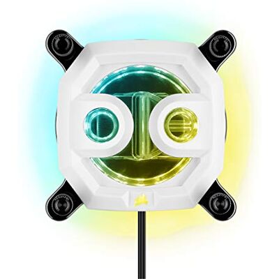 Corsair Hydro X Series XC7 RGB Waterblock per CPU Intel/AMD (1200/AM4) Bianco Corsair Hydro X Series XC7 RGB Waterblock per CPU Intel/AMD (1200/AM4) Bianco