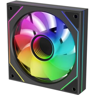 Xilence XPF120UR.ARGB Reverse PWM ARGB Gaming PC Case Ventola, specchio Infinity, Hydro Bearing, funzionamento silenzioso e a bassa vibrazione fino a 27 dB(A), flusso d'aria elevato, cavo fino a 550 Xilence XPF120UR.ARGB Reverse PWM ARGB Gaming PC Case Ventola, specchio Infinity, Hydro Bearing, funzionamento silenzioso e a bassa vibrazione fino a 27 dB(A), flusso d'aria elevato, cavo fino a 550