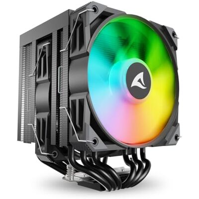 Sharkoon A60 Rgb Processore Raffreddatore D'aria 12 Cm Nero 1 Pz ( A60 Rgb Processor Luftk?ler 1) Sharkoon A60 Rgb Processore Raffreddatore D'aria 12 Cm Nero 1 Pz ( A60 Rgb Processor Luftk?ler 1)