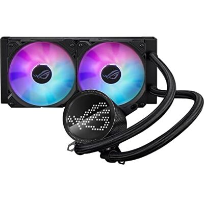 Asus ROG RYUO III 240 ARGB Dissipatore a Liquido all-in-One, Due Ventole ROG RGB, Illuminazione Anime Matrix LED Display, LGA 1200 1700 AMD AM4 AM5, Nero Asus ROG RYUO III 240 ARGB Dissipatore a Liquido all-in-One, Due Ventole ROG RGB, Illuminazione Anime Matrix LED Display, LGA 1200 1700 AMD AM4 AM5, Nero