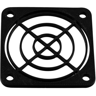 Aerzetix Set di 4 Griglie per Ventola 50x50 mm in plastica per Computer PC stampanti dispositivi audiovisivi proiettori multimediali Colore Nero Aerzetix Set di 4 Griglie per Ventola 50x50 mm in plastica per Computer PC stampanti dispositivi audiovisivi proiettori multimediali Colore Nero