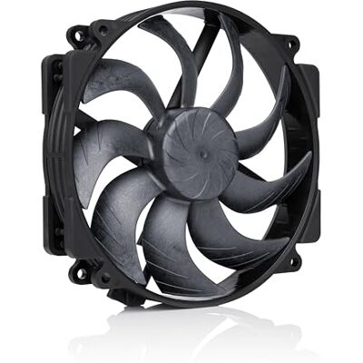 Noctua NF-A14x25r G2 PWM chromax.black, Ventola Upgrade Dissipatore 140mm Ventola 25mm Alto Flusso d’Aria e Pressione Statica, Basso Rumore per NH-D15/NH-U14S/NH-C14S, Kit Accessori, 1500rpm 4Pin PWM Noctua NF-A14x25r G2 PWM chromax.black, Ventola Upgrade Dissipatore 140mm Ventola 25mm Alto Flusso d’Aria e Pressione Statica, Basso Rumore per NH-D15/NH-U14S/NH-C14S, Kit Accessori, 1500rpm 4Pin PWM