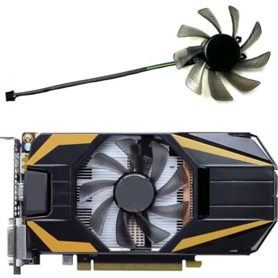 HFFOZMD per ZOTAC per GeForce per GTX650ti 660 Ventola di Ricambio per Scheda Grafica HFFOZMD per ZOTAC per GeForce per GTX650ti 660 Ventola di Ricambio per Scheda Grafica