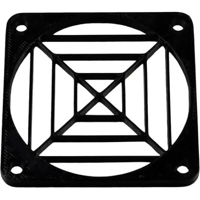Aerzetix Set di 4 Griglie per Ventola 60x60 mm in plastica Colore Nero Aerzetix Set di 4 Griglie per Ventola 60x60 mm in plastica Colore Nero