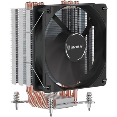 UNYKAch Dissipatore CPU UNYCOOL H60-9 Pale Ventola PWM da 120 mm Compatibilità con più piattaforme Intel e AMD UNYKAch Dissipatore CPU UNYCOOL H60-9 Pale Ventola PWM da 120 mm Compatibilità con più piattaforme Intel e AMD