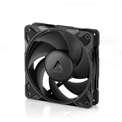 Arctic Ventola Potente Premium, Ventola PWM da 120 mm, 600-3000 rpm, 0 rpm <5% PWM, Cuscinetto Idrodinamico, a 4 Pin Nero Arctic Ventola Potente Premium, Ventola PWM da 120 mm, 600-3000 rpm, 0 rpm <5% PWM, Cuscinetto Idrodinamico, a 4 Pin Nero