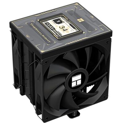 Thermalright Burst Assassin 120 Vision Digital CPU Cooler IPS 2,4 pollici Square Rotatable Display, 120 mm avanti e indietro Fan Design, Supporto Intel LGA1700/1150/1151/1200/1851, AMD AM4/AM5 Nero Thermalright Burst Assassin 120 Vision Digital CPU Cooler IPS 2,4 pollici Square Rotatable Display, 120 mm avanti e indietro Fan Design, Supporto Intel LGA1700/1150/1151/1200/1851, AMD AM4/AM5 Nero