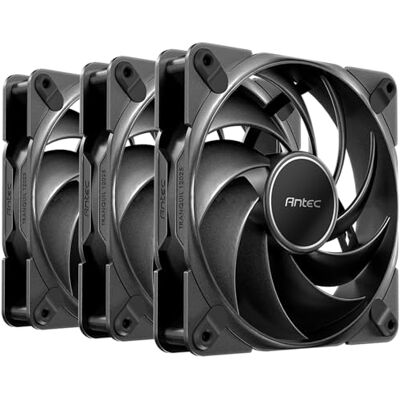 Antec Tranquil 120, ventole per case da 120 mm x 25 mm, ventole PWM, 2000 giri/min, 59,23 CFM, 2,46 mmH₂O, connettore PWM a 4 pin, ventola da 120 mm, serie Tranquil, confezione da 3 Antec Tranquil 120, ventole per case da 120 mm x 25 mm, ventole PWM, 2000 giri/min, 59,23 CFM, 2,46 mmH₂O, connettore PWM a 4 pin, ventola da 120 mm, serie Tranquil, confezione da 3