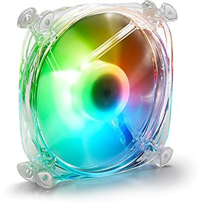 Sharkoon SHARK Disc RGB Fan, trasparente Sharkoon SHARK Disc RGB Fan, trasparente