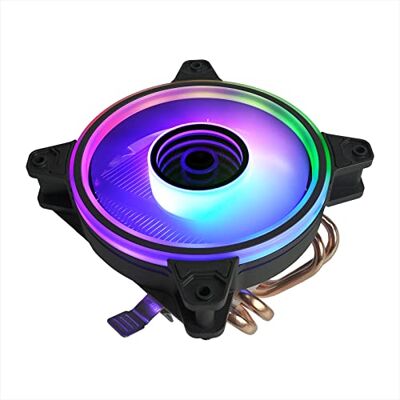 Noua Vex ARGB Dissipatore di Calore Low Profile 4 Tubi di Calore Ventola 1500RPM da 120mm Addressable Cooler Cooling per CPU i7/i5/i3 Socket 1700 1200 1150 1151 1155 1156 AM3 AM4 Noua Vex ARGB Dissipatore di Calore Low Profile 4 Tubi di Calore Ventola 1500RPM da 120mm Addressable Cooler Cooling per CPU i7/i5/i3 Socket 1700 1200 1150 1151 1155 1156 AM3 AM4