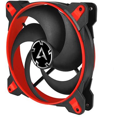Arctic BioniX P140-140 mm Ventola da Gioco PWM PST, Controllo PST, PWM Sharing Technology, Alta Pressione Statica, Ventilazione 200-1950 RPM, 0,45 Sone Rosso Arctic BioniX P140-140 mm Ventola da Gioco PWM PST, Controllo PST, PWM Sharing Technology, Alta Pressione Statica, Ventilazione 200-1950 RPM, 0,45 Sone Rosso