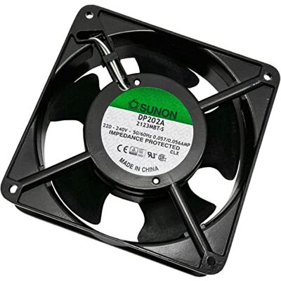 SUNON Ventilatore 230V AC 9,9W 120x120x38mm 134,2m³/h 2400U/Min 134,2m³/h DP202A2123MBT-S SUNON Ventilatore 230V AC 9,9W 120x120x38mm 134,2m³/h 2400U/Min 134,2m³/h DP202A2123MBT-S