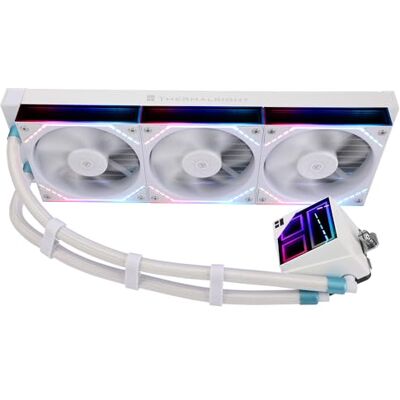 Thermalright Frozen Infinity 360 WHITE Raffreddatore a liquido per CPU, tripla ventola PWM con 2000 giri/min, raffreddamento per CPU Aio, per AM4/AM5 e Intel LGA115X/2011/1700/1851, Infinity Mirror Thermalright Frozen Infinity 360 WHITE Raffreddatore a liquido per CPU, tripla ventola PWM con 2000 giri/min, raffreddamento per CPU Aio, per AM4/AM5 e Intel LGA115X/2011/1700/1851, Infinity Mirror