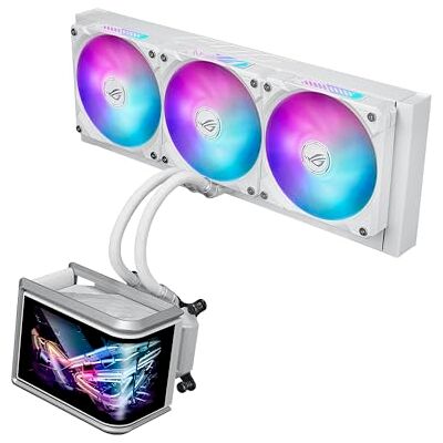 Asus ROG RYUO IV SLC 360 ARGB WHT, Dissipatore a Liquido, Bianco, 3 Ventole Asus ROG RYUO IV SLC 360 ARGB WHT, Dissipatore a Liquido, Bianco, 3 Ventole
