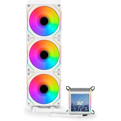 Lian-Li Kit Watercooling AIO Galahad II LCD Infinity RGB 360 mm (bianco) Lian-Li Kit Watercooling AIO Galahad II LCD Infinity RGB 360 mm (bianco)