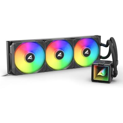 Sharkoon S100 ARGB AIO Black, raffreddamento ad acqua Sharkoon S100 ARGB AIO Black, raffreddamento ad acqua