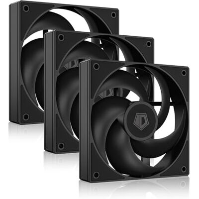 ID-COOLING AS-120-K TRIO Ventola da 120 mm, confezione da 3 ID-COOLING AS-120-K TRIO Ventola da 120 mm, confezione da 3