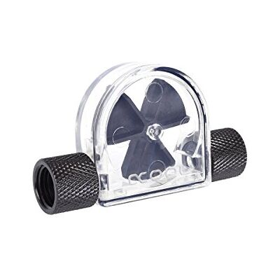 Alphacool Eisfluegel Flow Indicator Black G1/4 Inner Thread plexi WaterCooling Monitoraggio Alphacool Eisfluegel Flow Indicator Black G1/4 Inner Thread plexi WaterCooling Monitoraggio