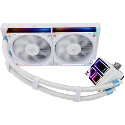 Thermalright Frozen Infinity 240 Raffreddatore a Liquido per CPU, Bianco, Doppia Ventola PWM 2000 Giri/Min, AIO Desktop, per AM4/AM5 e Intel LGA115X/2011/1700/1851, Infinity Mirror PC Thermalright Frozen Infinity 240 Raffreddatore a Liquido per CPU, Bianco, Doppia Ventola PWM 2000 Giri/Min, AIO Desktop, per AM4/AM5 e Intel LGA115X/2011/1700/1851, Infinity Mirror PC