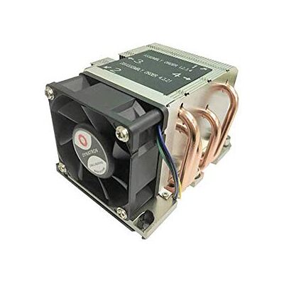 Dynatron A 2637 Radiatore CPU Intel 2U B5 LGA3647 sottile, 56 x 95 mm, in alluminio, per dissipatore di calore con PWMundbiszu205WTDP Dynatron A 2637 Radiatore CPU Intel 2U B5 LGA3647 sottile, 56 x 95 mm, in alluminio, per dissipatore di calore con PWMundbiszu205WTDP
